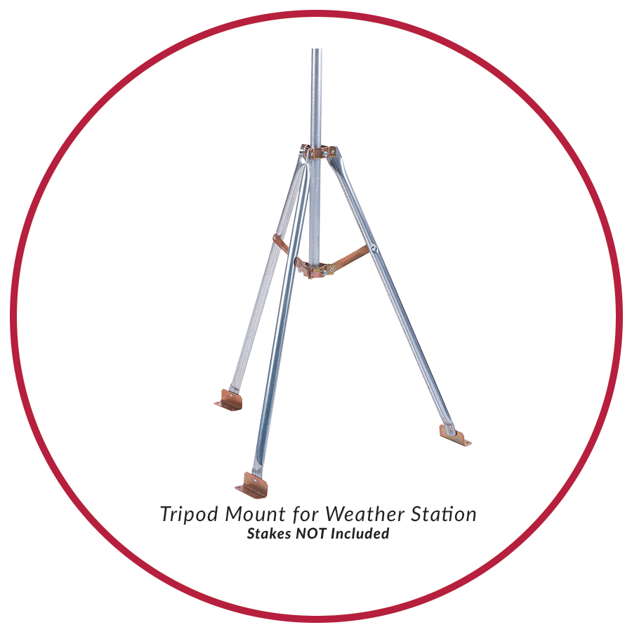 Tripié de Montaje para estaciones meteorológicas WatchDog