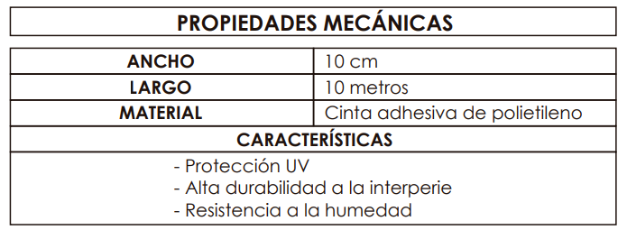 Cinta Polipatch - Reparador de Plástico