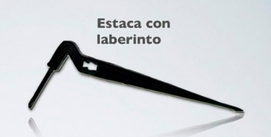 Estacas para riego por goteo