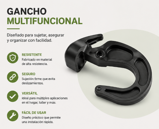 Línea de Rollos de Cuerda Elástica Continua y Gancho