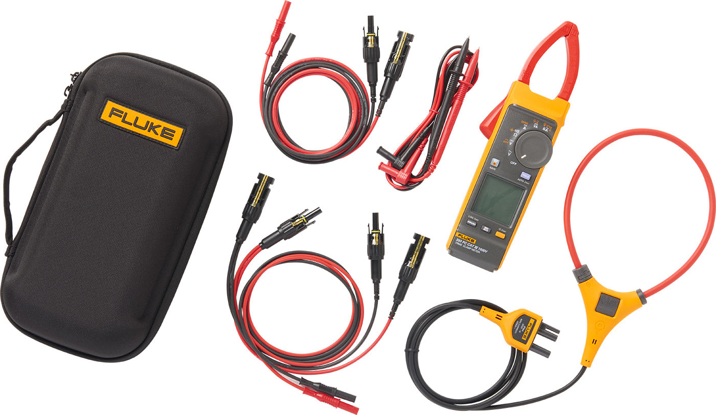 Fluke 393-FC-PVLEAD - Kit Solar con Pinza Amperimétrica