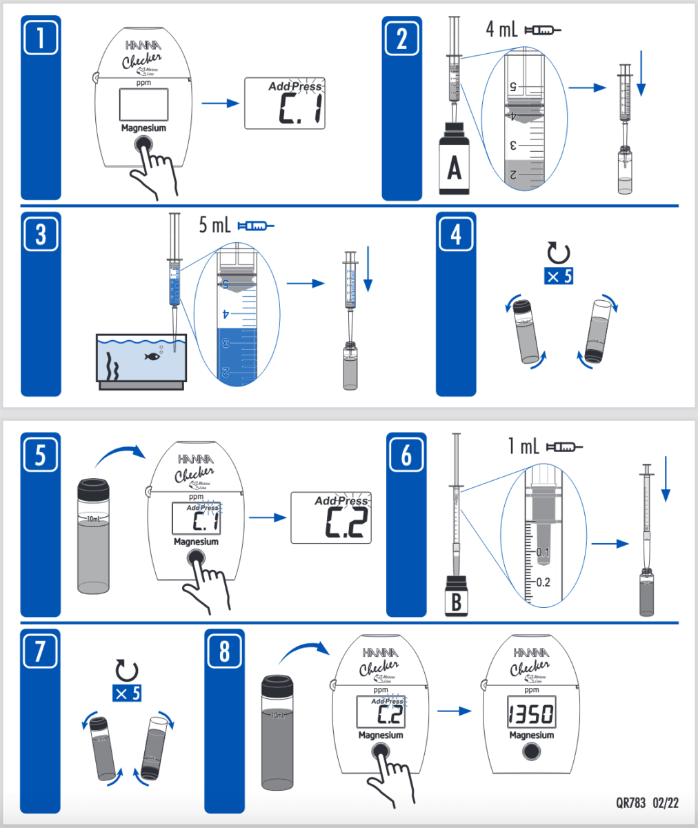 HI783 - Checker de Magnesio Marino