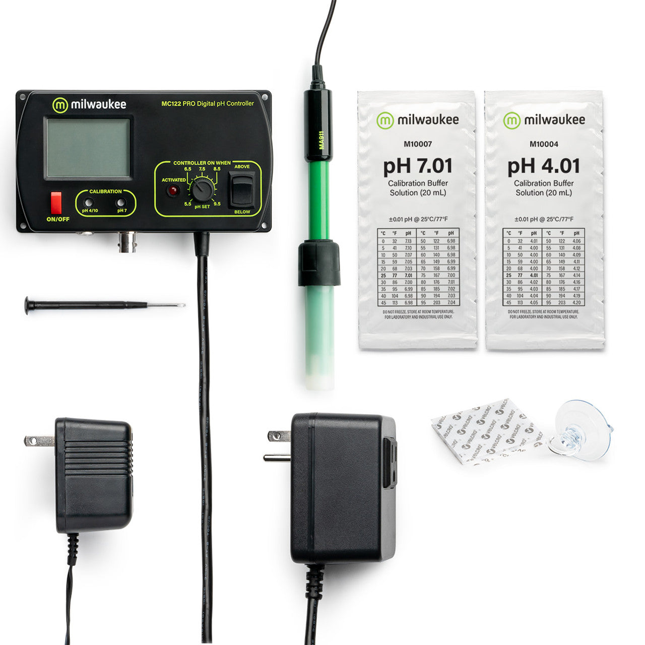 Milwaukee MC122 - Controlador de pH PRO de Rango Alto