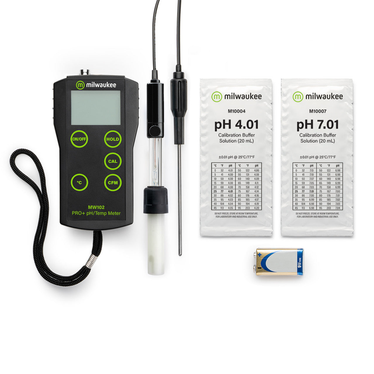 MW102 Wine Kit PRO+ – Medidor de pH y Temperatura