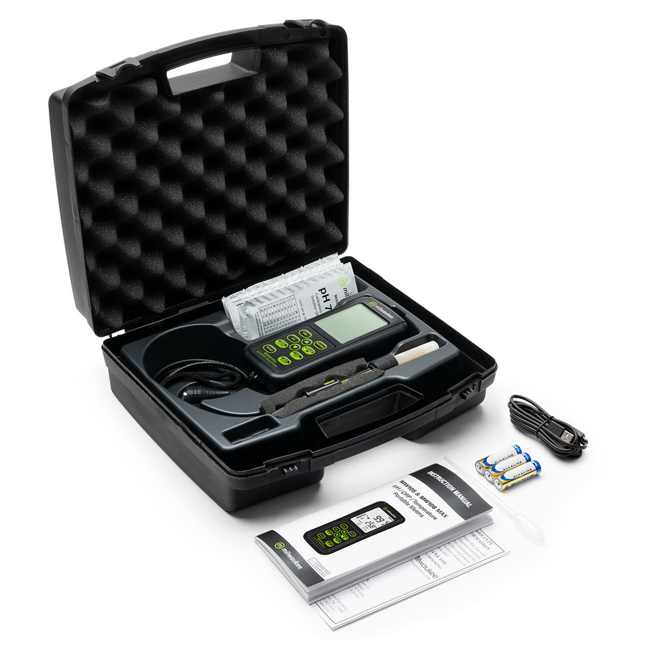 Milwaukee MW105 Max – Medidor Waterproof de pH / ORP / Temp