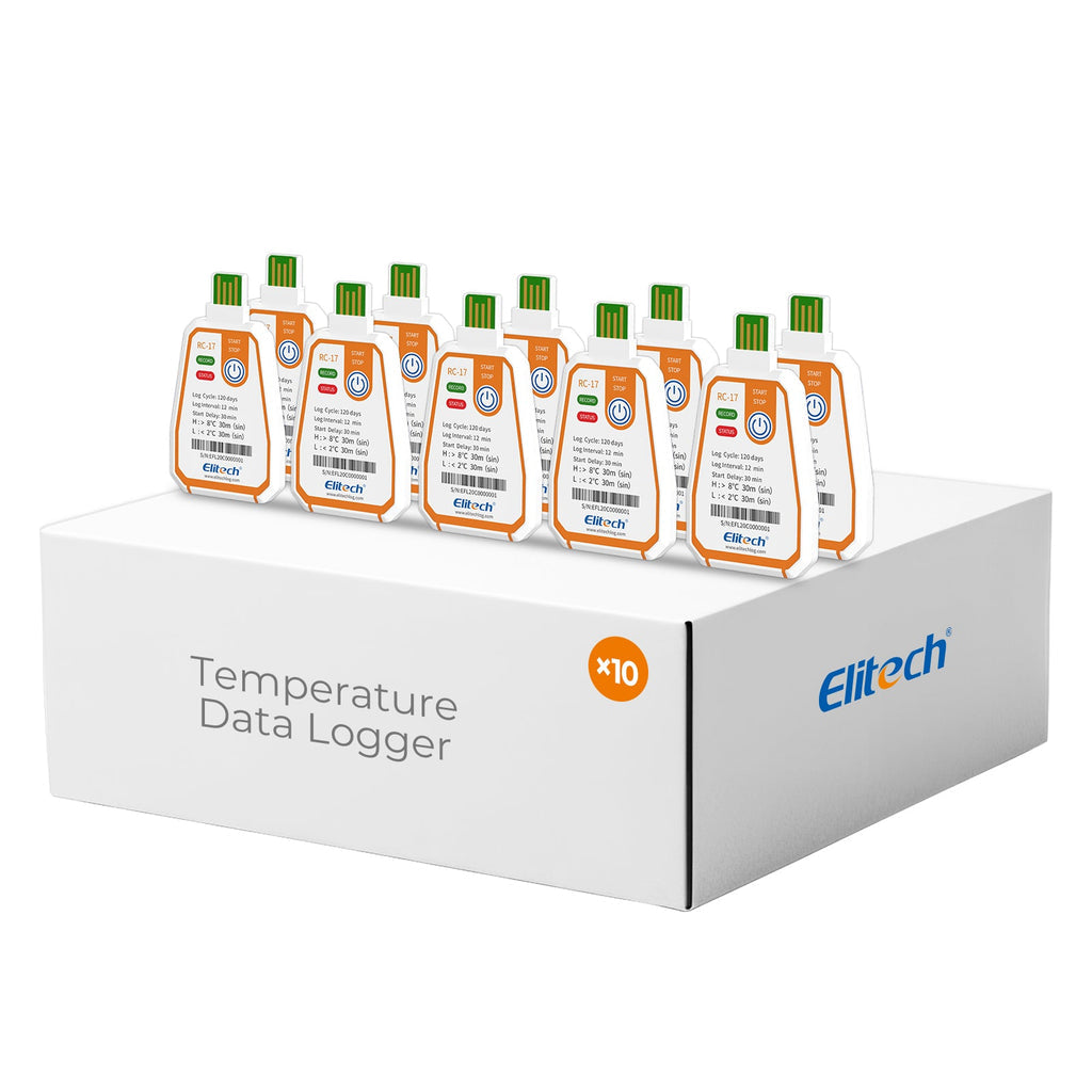 Elitech RC-17 - Registrador de Temperatura Desechable