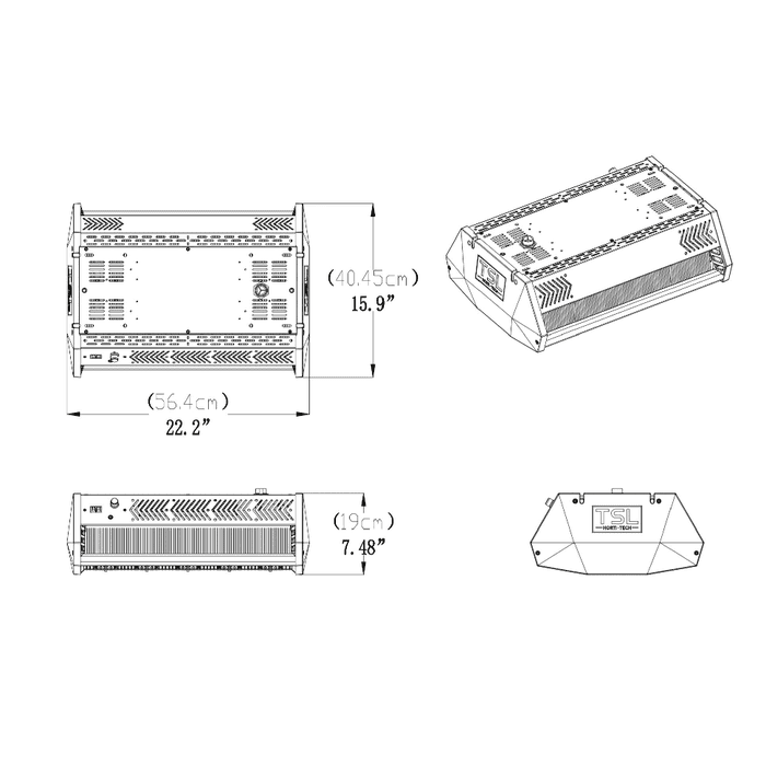 GC TSL800W - Luz LED de Cultivo