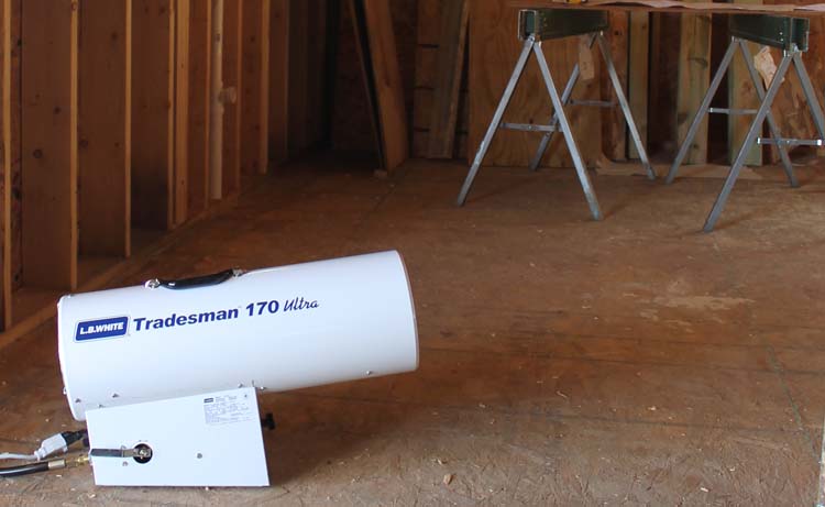 Tradesman 170 ULTRA - Calentador Portátil de Aire Forzado a Gas