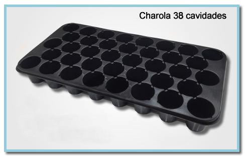 Charola / Semillero de Plástico de 38 cavidades