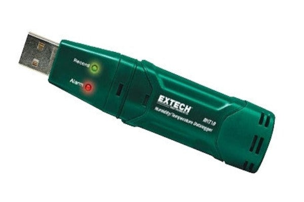 EXTECH RHT10 - Datalogger de Temperatura y Humedad Portátil