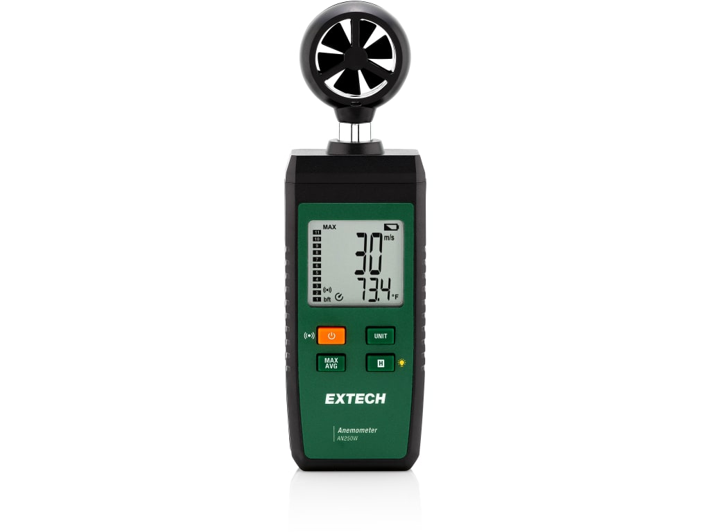 Extech AN250W - Anemómetro con Conectividad a la app ExView