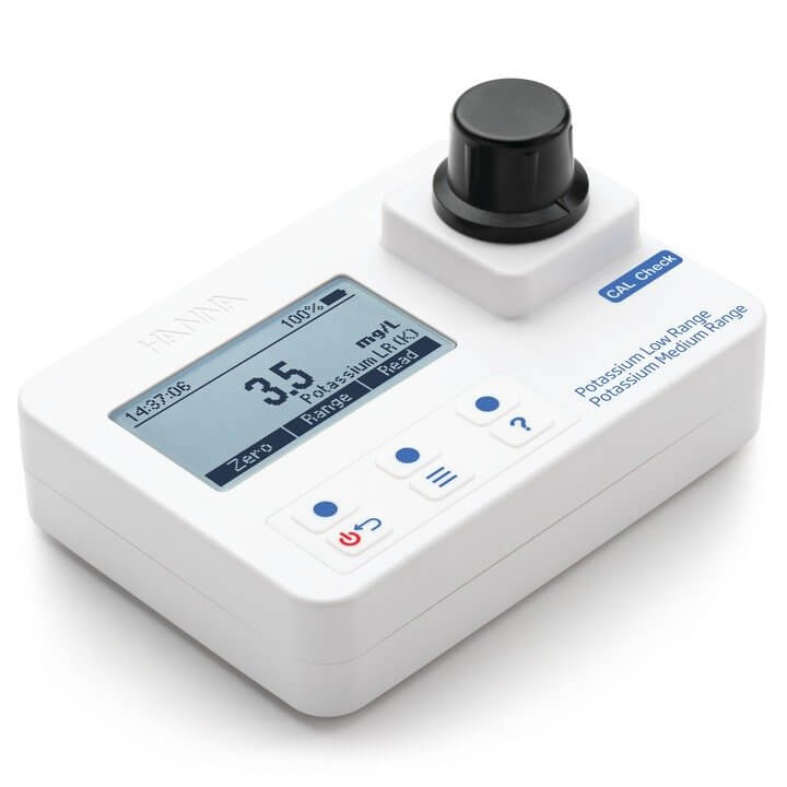 HI97750 - Fotómetro para Potasio de Intervalo Medio