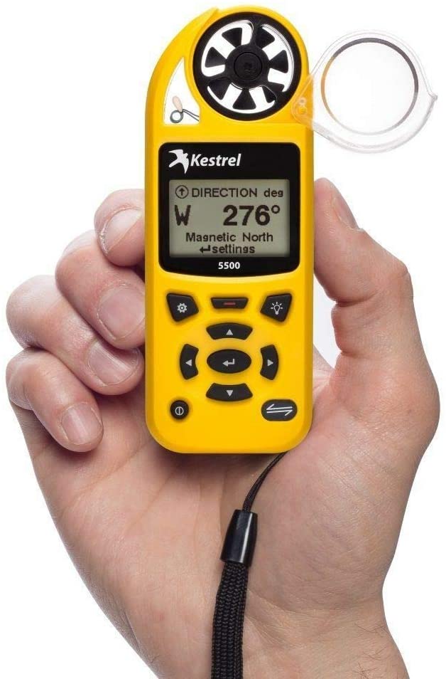 Kestrel 0855YEL - Medidor Meteorológico de Bolsillo 5500 (amarillo)