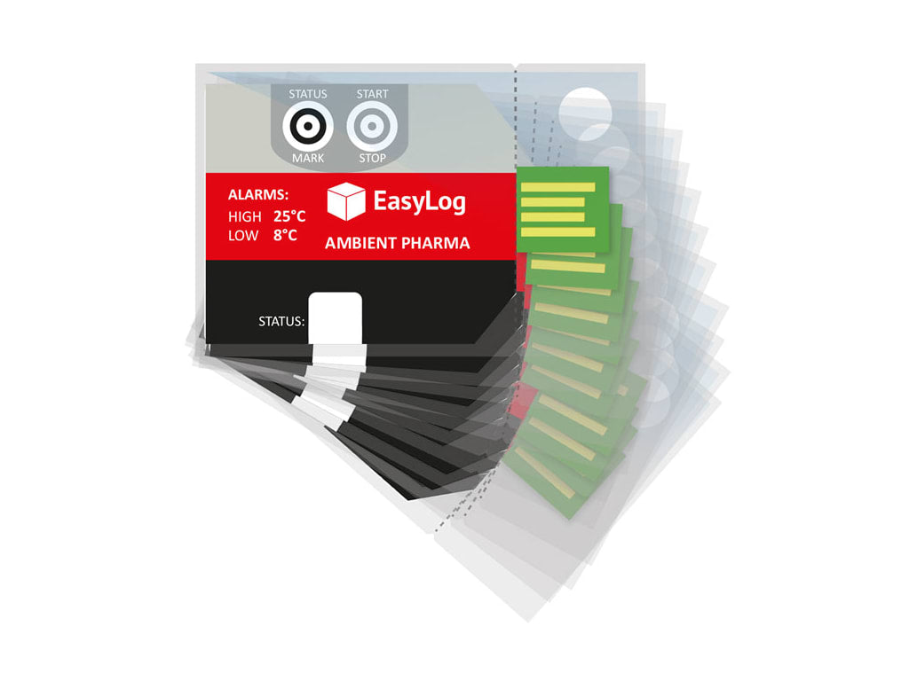 Lascar EL-PDF-1-004 PK10 para Productos Farmacéuticos Ambientales