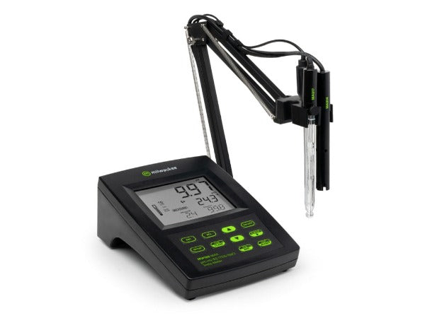 Milwaukee MW180-US - Medidor de banco MAX pH/mV/EC/TDS/NaCl/Temp
