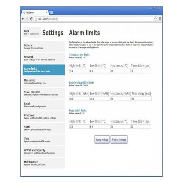 Comet T3610 - Sensor de Humedad y Temperatura