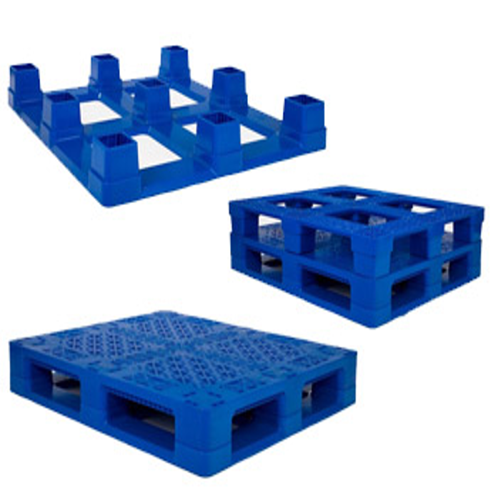 Tarima o Pallets de Plastico 300 Calada Virgen