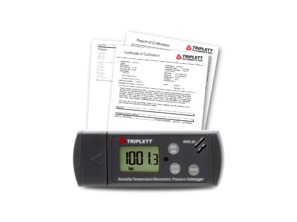 Triplett RHDL40-NIST - Datalogger de Temp/Humedad/Presión Barométrica