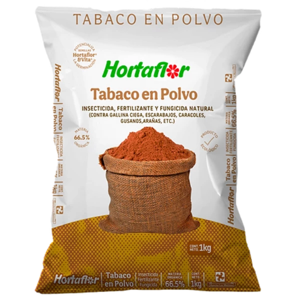 Tabaco en Polvo para Control de Plagas