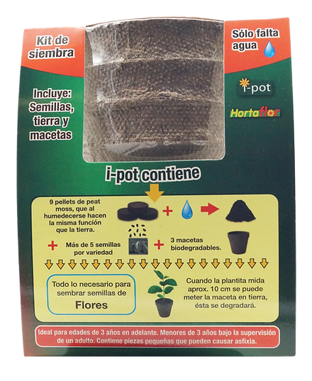 Kit de Siembra de Flores Ipot