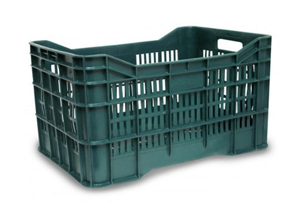 Caja Agrícola de Plástico para Cosecha y Transporte de 73 Litros