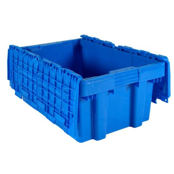 Caja de Plástico para Transporte con Tapas Dobles