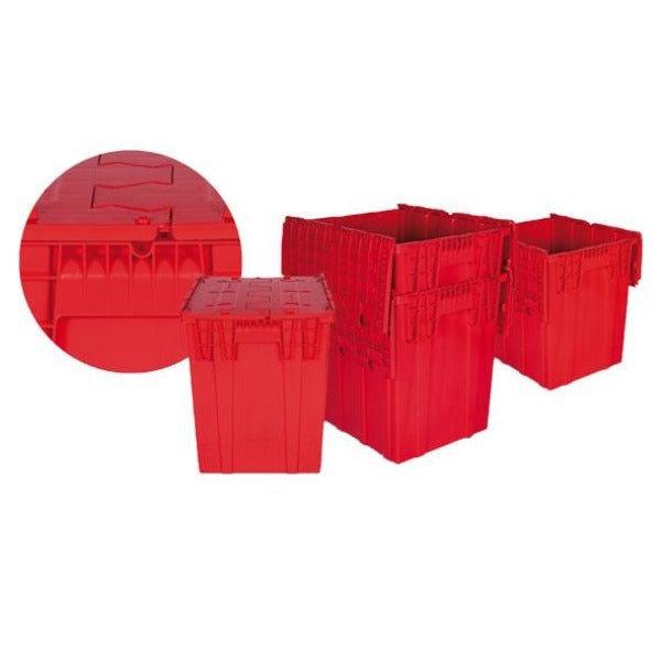 Caja de Plástico Alta 30 kg con Tapas Dobles