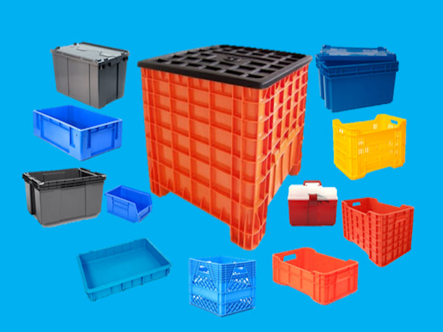CAJAS, CUBETAS, BANDEJAS Y TARIMAS
