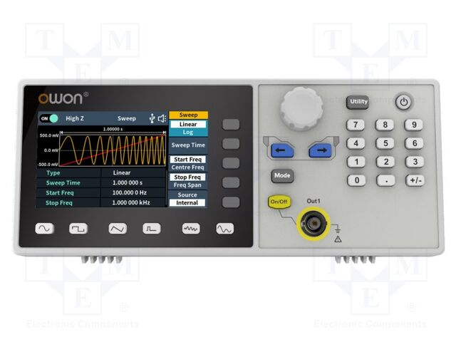 DGE1060 Generador de laboratorio función arbitraria