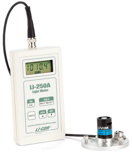 LICOR LI-250Q Paquete PAR - Medidor de Luz Portátil