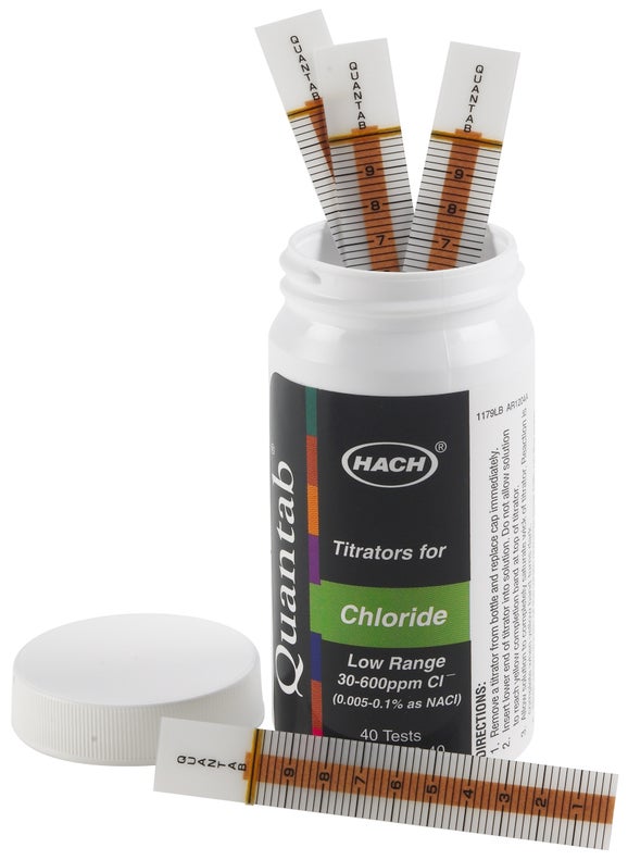 Hach - Tiras Reactivas de Cloruro QuanTab 30-600 mg/L