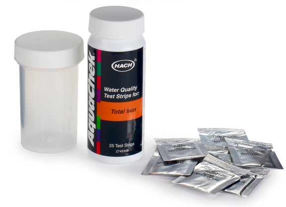 Hach - Tiras Reactivas de Hierro 0-5 mg/L