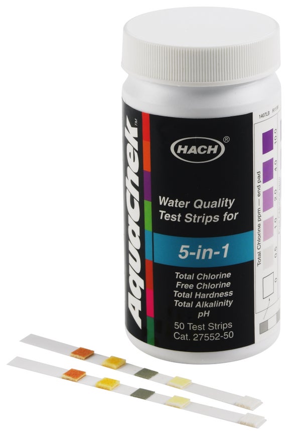 Hach - Tiras Reactivas de Calidad del Agua 5 en 1