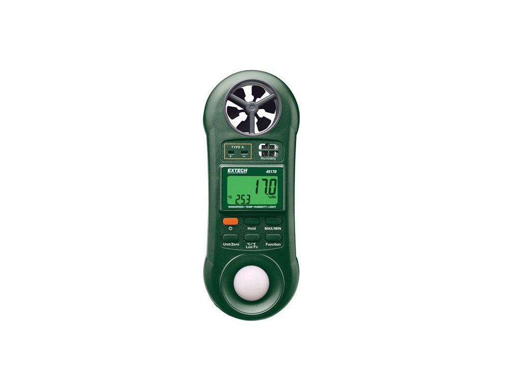 Extech 45170 - Medidor de Humedad Portátil 4 en 1
