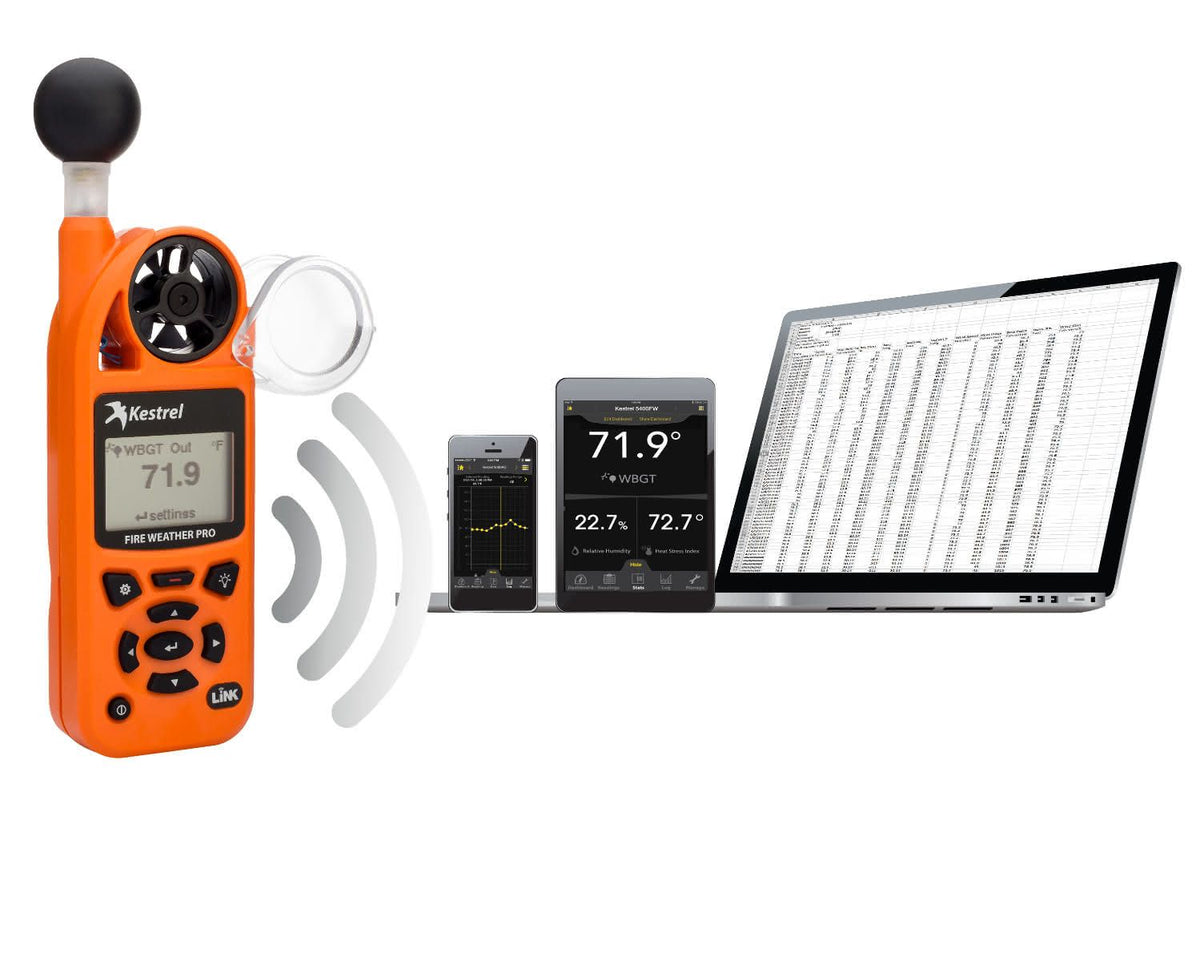 Kestrel 5400FW - Medidor Meteorológico de Incendios Pro