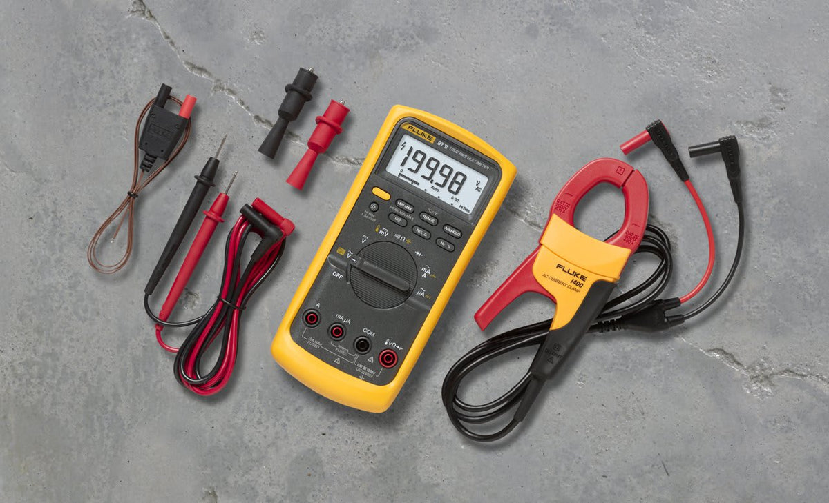 Fluke 87V/IMSK - Multímetro Digital con Pinza Amperimétrica i400