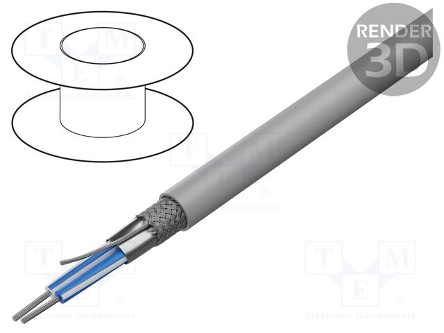 Belden 9841-01305 Cable RS-485 24 AWG 305 m
