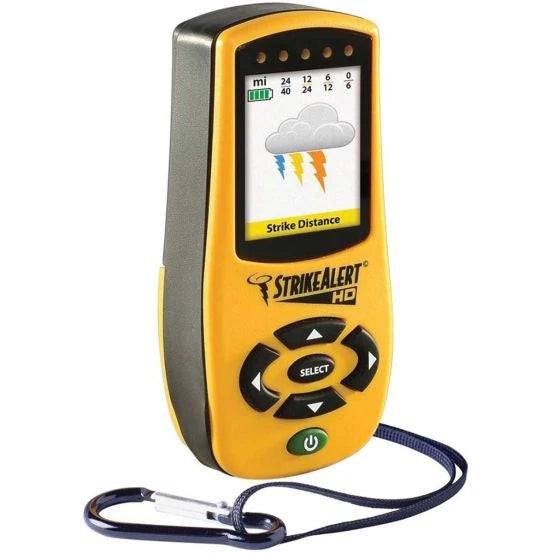 Detector de Rayos Portátil StrikeAlert HD con Pantalla