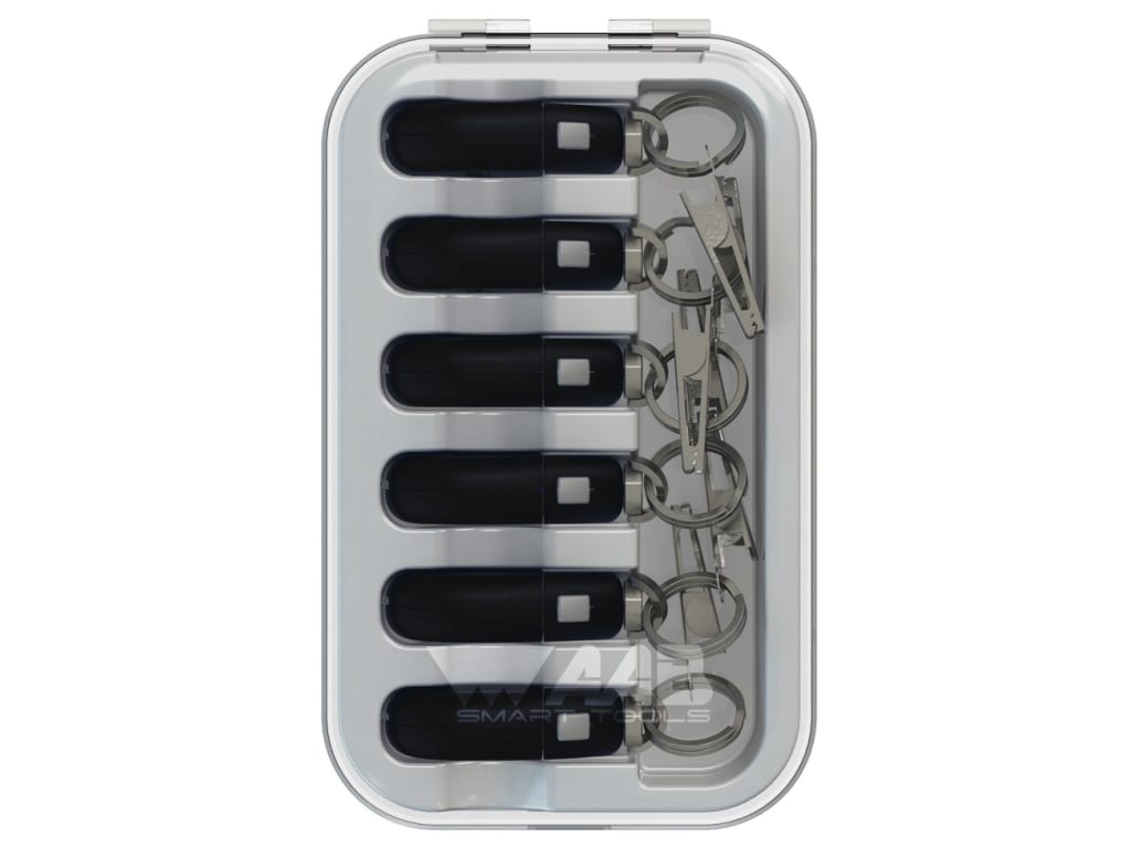 CPS TS-100-6PK  - Paquete de 6 Dataloggers de Temperatura y Humedad