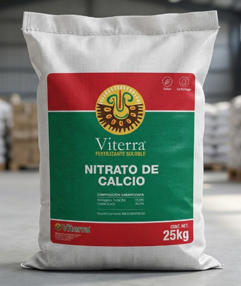 Nitrato de Calcio Fertilizante Soluble Viterra 25kg