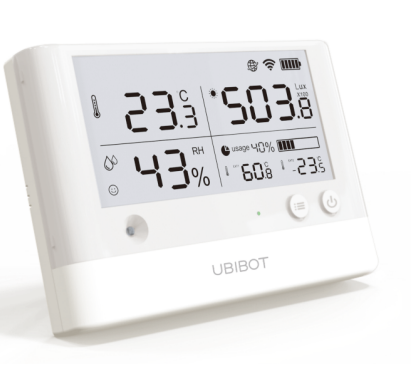 UbiBot WS1 Pro Monitor IoT Temp Humedad Luz con WiFi y SIM