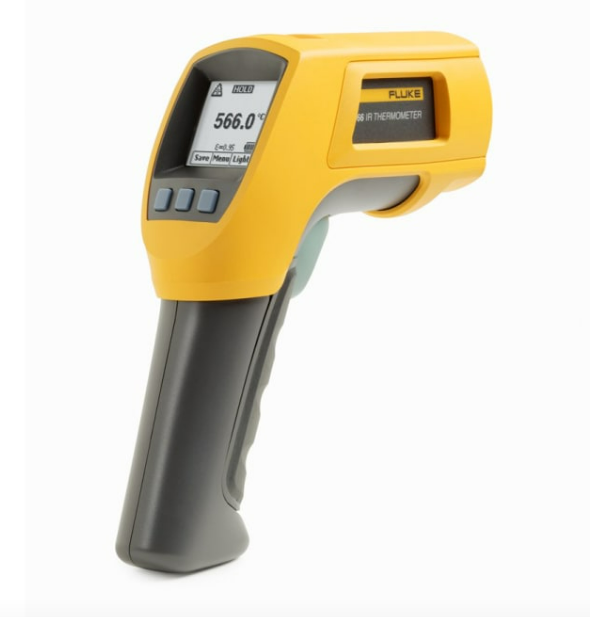 Fluke 566: Termómetro Digital Infrarrojo y de Contacto (2 en 1)