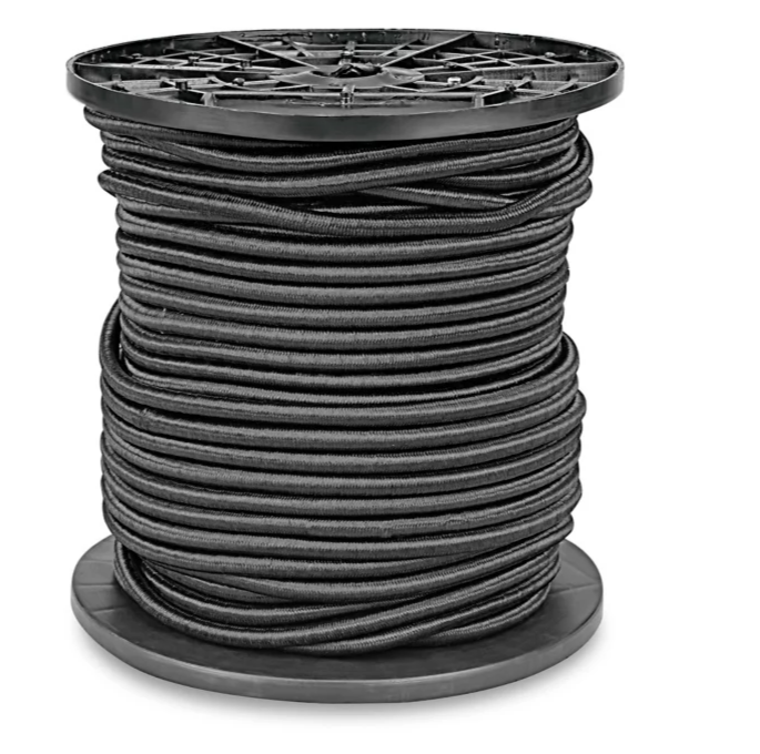 Línea de Rollos de Cuerda Elástica Continua y Gancho