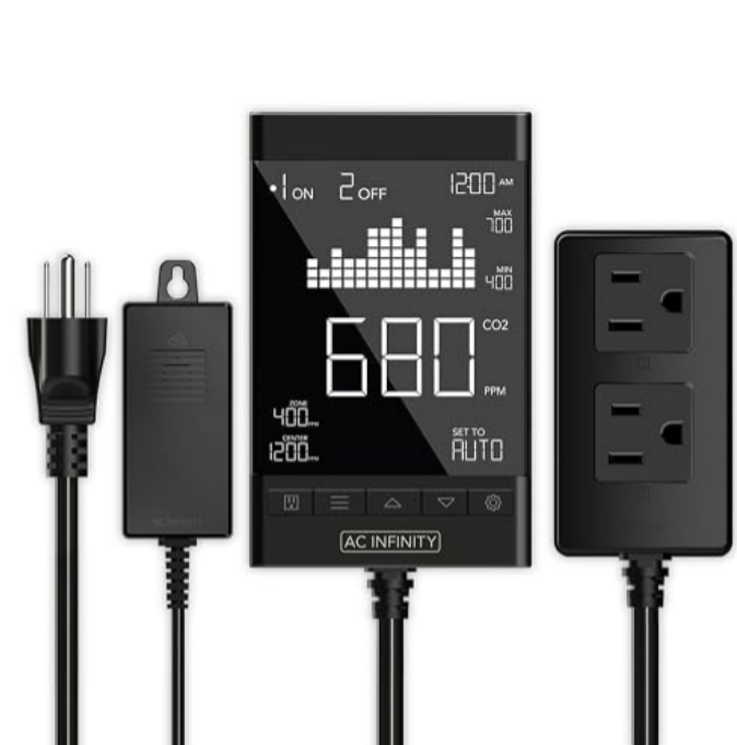 AC Infinity CO₂ - Controlador Inteligente de Dióxido de Carbono
