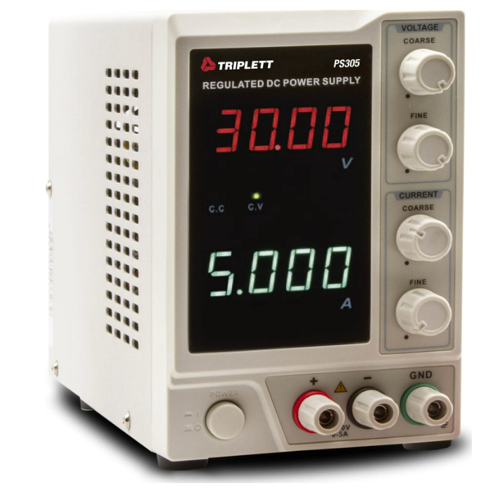 Triplett PS305 - Fuente de Alimentación DC Regulada 30 V