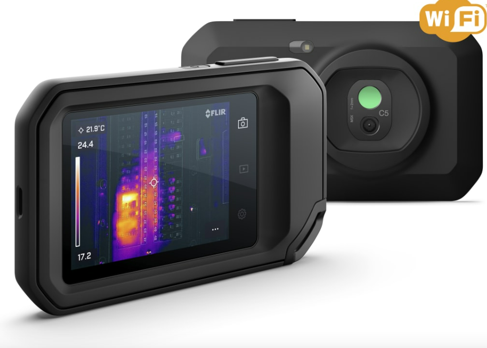 FLIR C5 - Cámara Termográfica Compacta Profesional con Wi-Fi y MSX