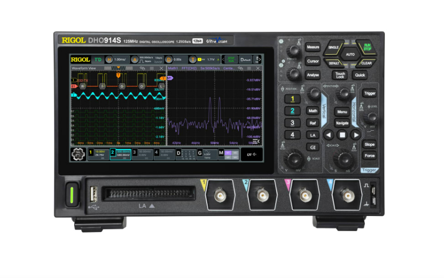 Rigol DHO914S - Osciloscopio Digital Mixto de 4 Canales