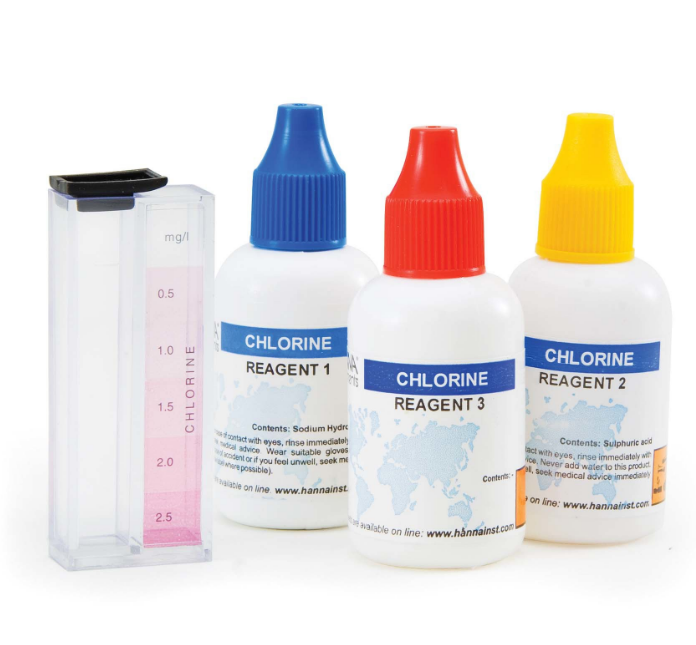Hanna HI3831T | Test Kit de Cloro Total por Colorimetría (0-2.5 mg/L)