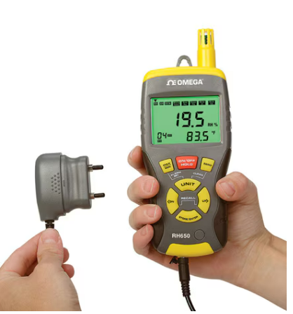 RH650 | Termohigrómetro Portátil Multifunción con Sonda Externa