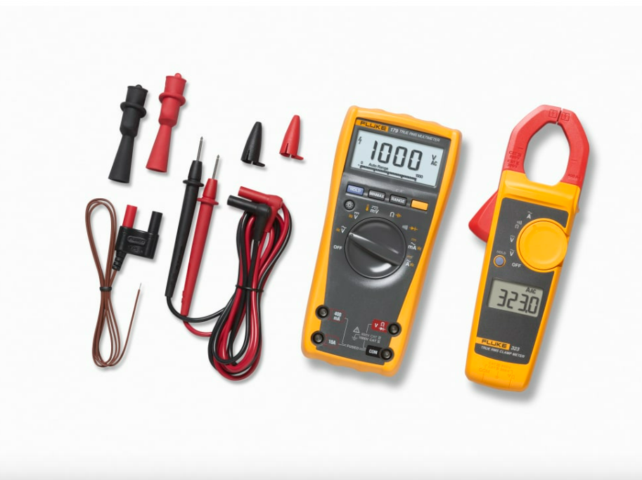 Fluke 179-2/IMSK Kit de Multímetro Industrial con Pinza 323